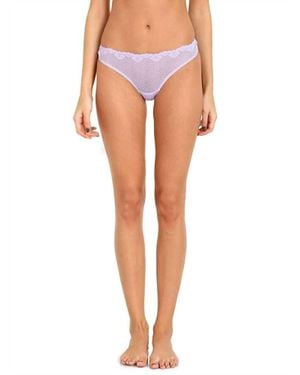 Timpa Lingerie Duet Lace Low Rise Thong - Blue
