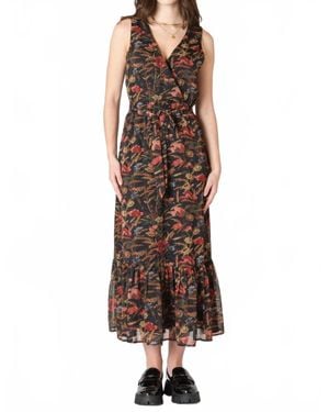 Ark & Co. Wrap Maxi Dress - Brown