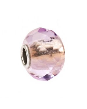 Trollbeads Prism Glass Bead Charm - Pink