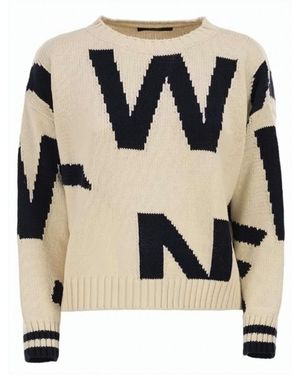 Weekend Wkdcelebre Cotton Blend Sweater - Black