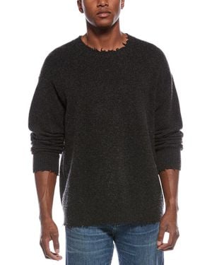 AllSaints Allsaints Luka Wool-Blend Crewneck Sweater - Black