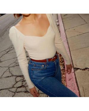 Nation Ltd Ashlyn Sweetheart Top - Blue