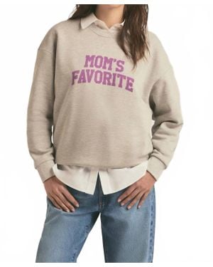 FAVORITE DAUGHTER Mom's Favorite Sweatshirt - Gray