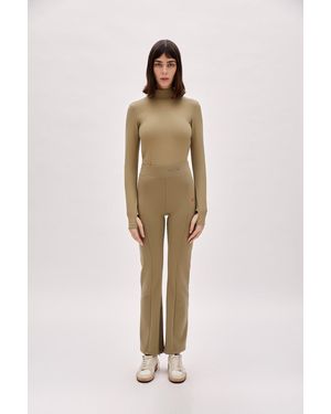 Pcfg Cotton Flare Yoga Pant - Natural