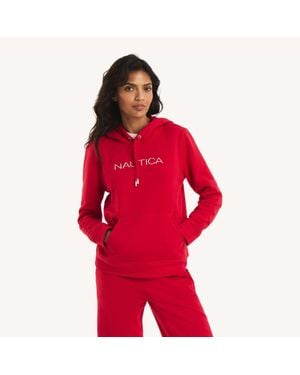 Nautica Logo Hoodie - Red