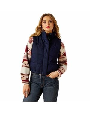 Ariat Western Swirls Vest - Blue