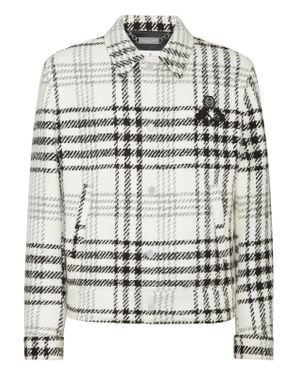 Philipp Plein Jacket Ls Gothic Plein - Gray