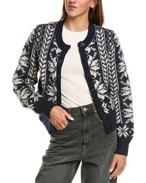 Madewell Novelty Fairisle Wool Jacket - Black