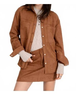 RD International Alisha Button Up Shirt - Brown