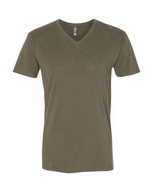Next Level Sueded V-Neck T-Shirt - Green