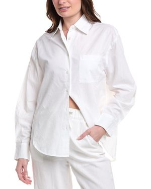 Beachlife Button Down Shirt - White