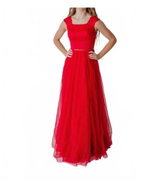 Madison James Kiana Gown - Red