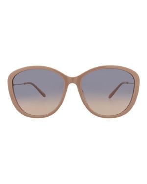 Chloé Round-Frame Recycled Acetate Sunglasses - Gray