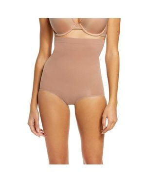 Spanx Higher Power Panties Cafe Au Lait Seamless Shapewear Gbo3229 - Natural