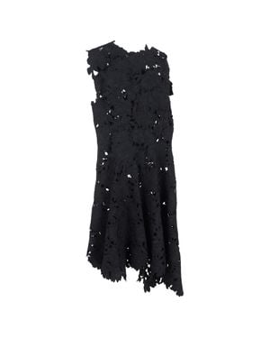Max Mara Sportmax Lace Midi Dress - Black