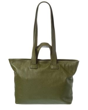 Persaman New York Adelaide Leather Tote - Green