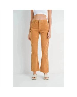 Just Black Denim Bradleigh Corduroy Pants - Orange