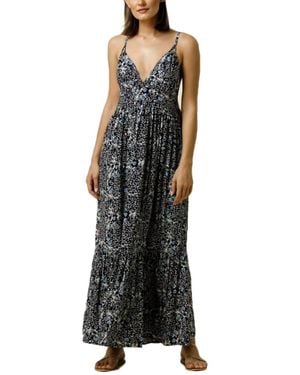 LUSANA Eden Maxi Dress - Black