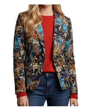 oolala Etro Double Breasted Blazer - Black