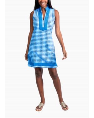 Sail To Sable Sleeveless Classic Tunic Dress - Blue