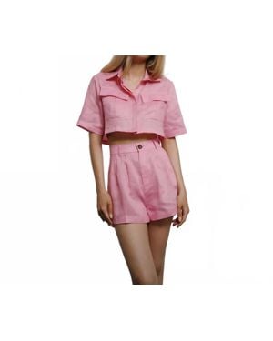 Parentesi Michelle High Waist Short - Red