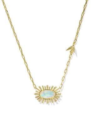 Kendra Scott Elisa Bird Short Pendant Necklace - Metallic