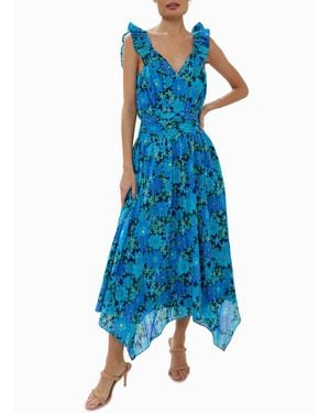 Ramy Brook Greta Midi Dress - Blue