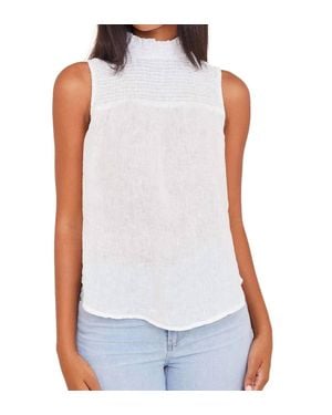 Bella Dahl Smocked Top - White