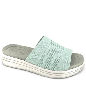 Remonte Knit Slide Sandal - Blue