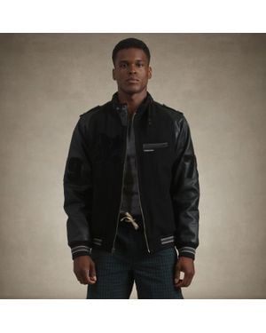 Members Only Varsity Jacket - Black