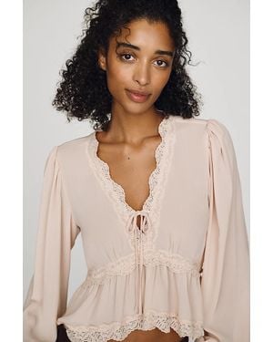 Wayf Maribel Blouse - Natural