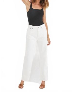 eTica Tyler Straight Leg Jeans - White