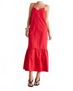 JS71 Barbados Midi Dress - Red