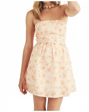 Storia Mary Mini Dress - Natural