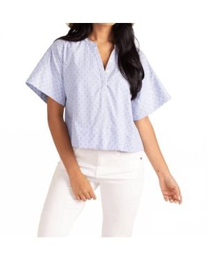 Thomas & Lourdes London Crop Top - Blue