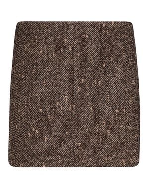 ERMANNO FIRENZE Textured Mini Skirt - Brown