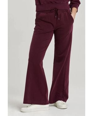 Another Love Quincy Wide Leg Terry Pant - Red