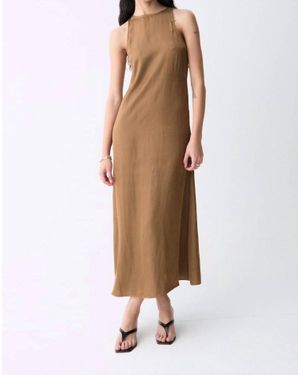 DELUC Lopes Maxi Dress - Brown