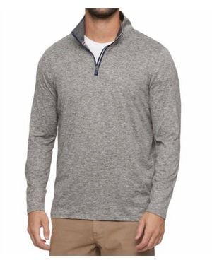 Flag & Anthem Lightweight Performance 1/4 Zip Sweater - Gray