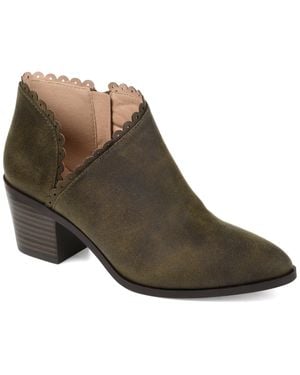 Journee Collection Collection Tessa Bootie - Brown