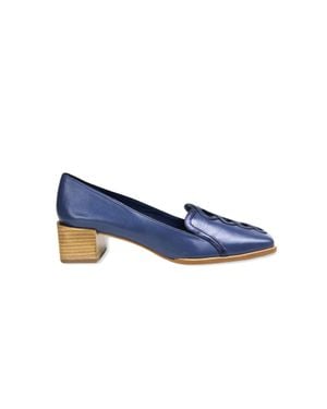 Mangará Atelier Handcrafted Leather Loafers - Blue