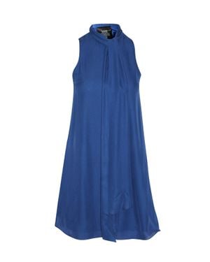Alice + Olivia Cassidy Tie Neck Mini Dress - Blue