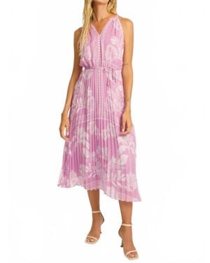 Caballero Nouvel Midi Dress - Pink