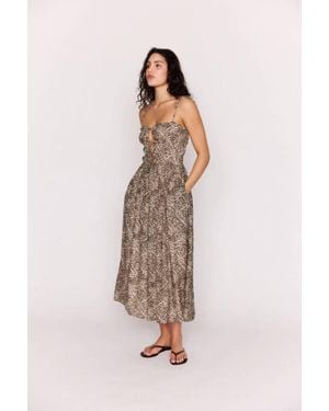 MINKPINK Tahlia Midi Dress - Natural