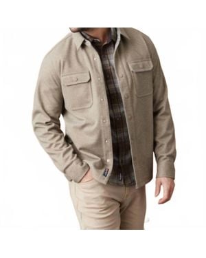 Flag & Anthem Hamlin Brushed Jacket - Brown