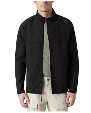 BASS OUTDOOR Trail Jacket Mock Neck Full Zip Performance Mac103 - Black