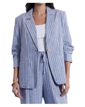 tyler boe Cooper Stripe Blazer - Blue