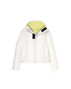 CAALO Sustainable Reversible Cropped Coat - White