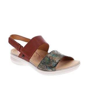 Revere Como Adjustable Sandal - Brown