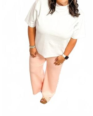 2.7 August Apparel Soft Boxy Tee - White